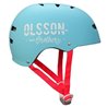 CASCO OLSSON PARA NIÑA - AZUL TURQUESA - TALLA M/L