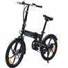 BICICLETA ELÉCTRICA SMARTGYRO EBIKE CROSSCITY BLACK - MOTOR BRUSHLESS 250W - RUEDAS 20'/50.8CM - 6 VELOCIDADES SHIMANO - FRENOS 