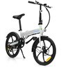 BICICLETA ELÉCTRICA SMARTGYRO EBIKE CROSSCITY WHITE - MOTOR BRUSHLESS 250W - RUEDAS 20'/50.8CM - 6 VELOCIDADES SHIMANO - FRENOS 