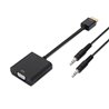 Adaptador Aisens A122-0126/ HDMI Macho - VGA Hembra/ Jack 3.5 Hembra