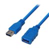 Cable Alargador USB 3.0 Aisens A105-0045/ USB Macho - USB Hembra/ 1m / Azul