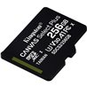 Tarjeta de Memoria Kingston CANVAS Select Plus 256GB microSD XC/ Clase 10/ 100MBs