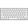 Teclado Inalámbrico Apple Magic Keyboard con Touch ID/ Plata