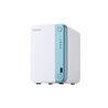 QNAP TS-251D NAS Torre Ethernet Blanco J4005