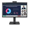 Monitor Profesional LG 24BP750C-B 23.8'/ Full HD/ Webcam/ Multimedia/ Negro