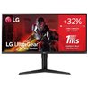 Monitor Gaming Ultrapanorámico LG 34WP65G-B 34'/ WFHD/ 1ms/ 75Hz/ IPS/ Negro