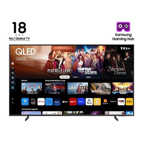 Televisor Samsung QLED Q60D TQ85Q60DAU 85'/ Ultra HD 4K/ Smart TV/ WiFi