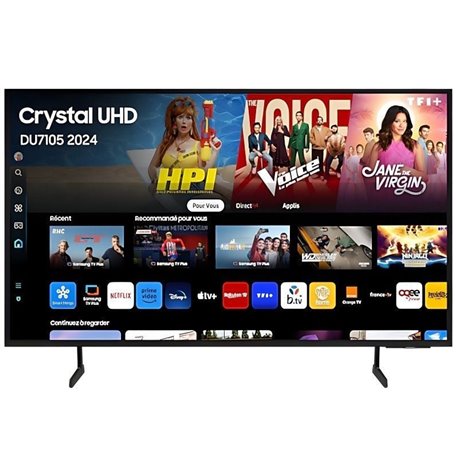 Televisor Samsung Crystal UHD TU43DU7105 43'/ Ultra HD 4K/ Smart TV/ WiFi