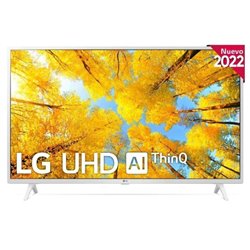 Televisor LG UHD 43UQ76906LE 43'/ Ultra HD 4K/ Smart TV/ WiFi/ Blanca