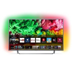 TELEVISOR LED ULTRAPLANO PHILIPS 50PUS6753 - 50'/126CM - UHD 4K 3840X2160 - HRD+ - 20W - DVB-T/T2/T2-HD/C/S/S2 - SMART TV - WIFI