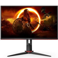 Monitor Gaming AOC Q27G2S/EU 27'/ QHD/ 1ms/ 165Hz/ IPS/ Regulable en altura/ Negro y Rojo