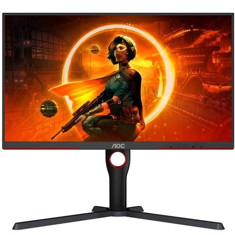 Monitor Gaming AOC Q27G3XMN/BK 27'/ QHD/ 1ms/ 180Hz/ VA/ Regulable en altura/ Negro