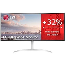 Monitor Profesional Ultrapanorámico Curvo LG 40WP95CP-W 39.7'/ 5K2K/ Multimedia/ Regulable en altura/ Plata