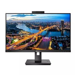 Monitor Profesional Philips 275B1H 27'/ QHD/ Webcam/ Multimedia/ Regulable en altura/ Negro