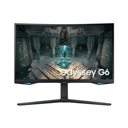 Smart Monitor Gaming Curvo Samsung Odyssey G6 S27BG650EU 27'/ QHD/ 1ms/ 240Hz/ VA/ Regulable en altura/ Smart TV/ Multimedia/ Ne