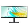 Monitor Profesional Ultraparonámico Curvo Samsung ViewFinity S6 S34C652UAU 34'/ UWQHD/ Multimedia/ Negro