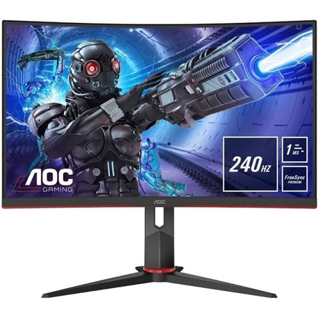 Monitor Gaming Curvo AOC C32G2ZE 31.5'/ Full HD/ 1ms/ 240Hz/ VA/ Negro