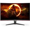 Monitor Gaming Curvo AOC CQ32G2SE/BK 31.5'/ QHD/ 1ms/ 165Hz/ VA/ Multimedia/ Negro