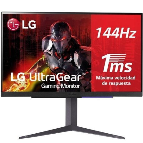 Monitor Gaming LG UltraGear 27GR93U-B 27'/ 4K/ 1ms/ 144Hz/ IPS/ Regulable en altura/ Negro