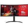 Monitor Gaming Ultrapanorámico Curvo LG UltraGear 34WP65CP-B 34'/ WQHD/ 1ms/ 160Hz/ VA/ Multimedia/ Negro