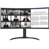 Monitor Profesional Ultrapanorámico Curvo LG 34WR55QC-B 34'/ WQHD/ Regulable en altura/ Negro