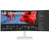 Monitor Profesional Ultrapanorámico Curvo LG UltraWide 38WR85QC-W 37.5'/ WQHD+/ Multimedia/ Blanco