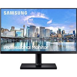 Monitor Profesional Samsung LF24T450FQR 24'/ Full HD/ Regulable en altura/ Negro