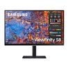 Monitor Profesional Samsung ViewFinity S8 S27B800PXU 27'/ 4K/ Regulable en altura/ Negro