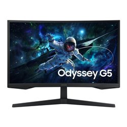 Monitor Gaming Curvo Samsung Odyssey G5 S27CG552EU 27'/ QHD/ 1ms/ 165Hz/ VA / Negro