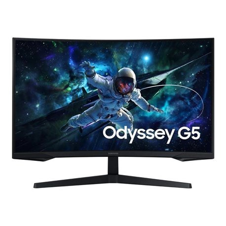 Monitor Gaming Curvo Samsung Odyssey G5 S27CG554EU 27'/ QHD/ 1ms/ 165Hz/ VA/ Negro