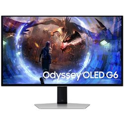 Monitor Gaming Samsung G6 Odyssey OLED S27DG600SU 27'/ QHD/ 0.03ms/ 360Hz/ Regulable en Altura/ Plata