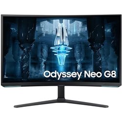 Monitor Gaming Curvo Samsung Odyssey Neo G8 S32BG850NP 32'/ 4K/ 1ms/ 240Hz/ VA/ Negro y Blanco