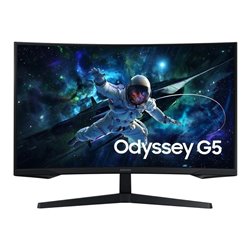 Monitor Gaming Curvo Samsung Odyssey G5 S32CG552EU 32'/ QHD/ 1ms/ 165Hz/ VA/ Negro