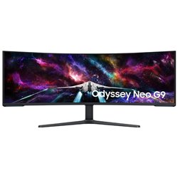 Monitor Gaming Ultrapanorámico Curvo Samsung Odyssey Neo G9 S57CG952NU 57'/ Dual UHD/ 1ms/ 240Hz/ VA/ Regulable en altura/ Blanc