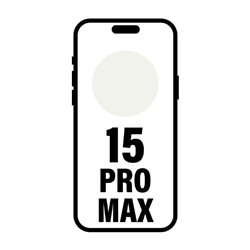 Smartphone Apple iPhone 15 Pro Max 512GB/ 6.7'/ 5G/ Titanio Blanco