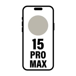 Smartphone Apple iPhone 15 Pro Max 512GB/ 6.7'/ 5G/ Titanio Natural