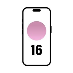 Smartphone Apple iPhone 16 128GB/ 6.1'/ 5G/ Rosa