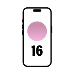 Smartphone Apple iPhone 16 256GB/ 6.1'/ 5G/ Rosa