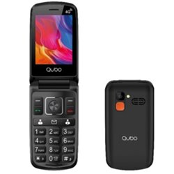 Teléfono Móvil Qubo P-210NW 4G para Personas Mayores/ Negro