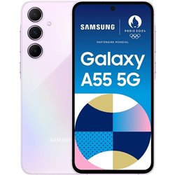 Smartphone Samsung Galaxy A55 8GB/ 256GB/ 6.6'/ 5G/ Lavanda