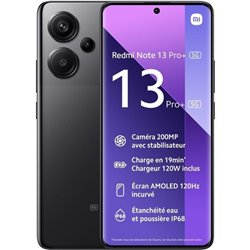 Smartphone Xiaomi Redmi Note 13 Pro+ 12GB/ 512GB/ 6.67'/ 5G/ Negro