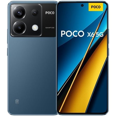 Smartphone Xiaomi POCO X6 8GB/ 256GB/ 6.67'/ 5G/ Azul