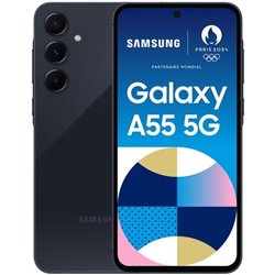 Smartphone Samsung Galaxy A55 8GB/ 128GB/ 6.6'/ 5G/ Negro Eclipse