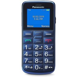 Teléfono Móvil Panasonic KX-TU110EXC para Personas Mayores/ Azul