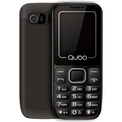 Teléfono Móvil Qubo P-180BK para Personas Mayores/ Negro