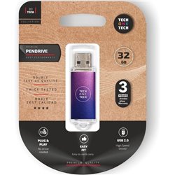 Pendrive 32GB Tech One Tech Be Fade USB 2.0/ Purpura Degradado