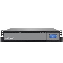 SAI Online Phasak Rack 19' 2000 VA Online LCD/ 2000VA-1800W/ 4 Salidas/ Formato Rack