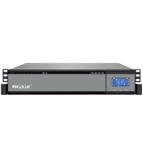 SAI Online Phasak Rack 19' 2000 VA Online LCD/ 2000VA-1800W/ 4 Salidas/ Formato Rack