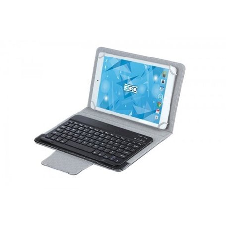 Funda con Teclado 3GO CSGT28 para Tablets de 10'/ Negra y Gris